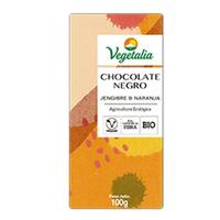 CHOCOLATE NEGRO JENGIBRE Y NARANJA 10*100 GR
