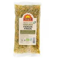 FIDEO FINO CON VERDURAS BIOGRA BIO 12*250 GR