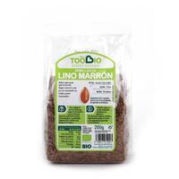 SEMILLA LINO MARRON BIO 9*250G TOO BIO