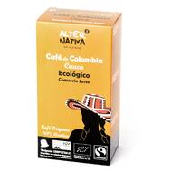 CAPSULAS DE CAFE COLOMBIA BIO 10 UDS 12*5 GR