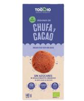 COOKIES BIO VEGANAS CHUFA Y CACAO S/G S/A 10*140GR