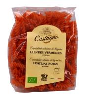 ESPIRALES 100% LENTEJA ROJA ECO CASTAGNO 12*250 GR